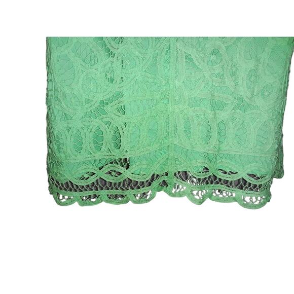Lilly Pulitzer Sz S MARIA KATE Bold, Bright Lime Green Lacy Dress - Picture 6 of 7